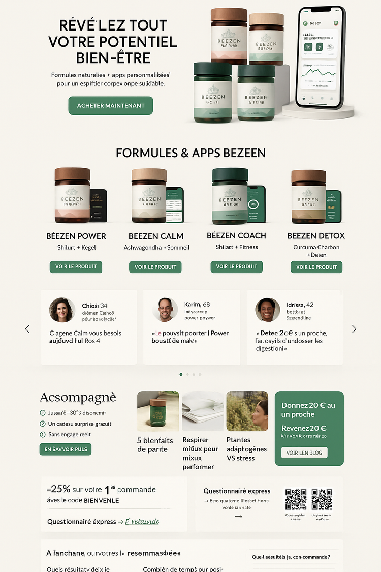 BEZEEN DETOX - Détoxifie l’organisme, favorise l’élimination des toxines